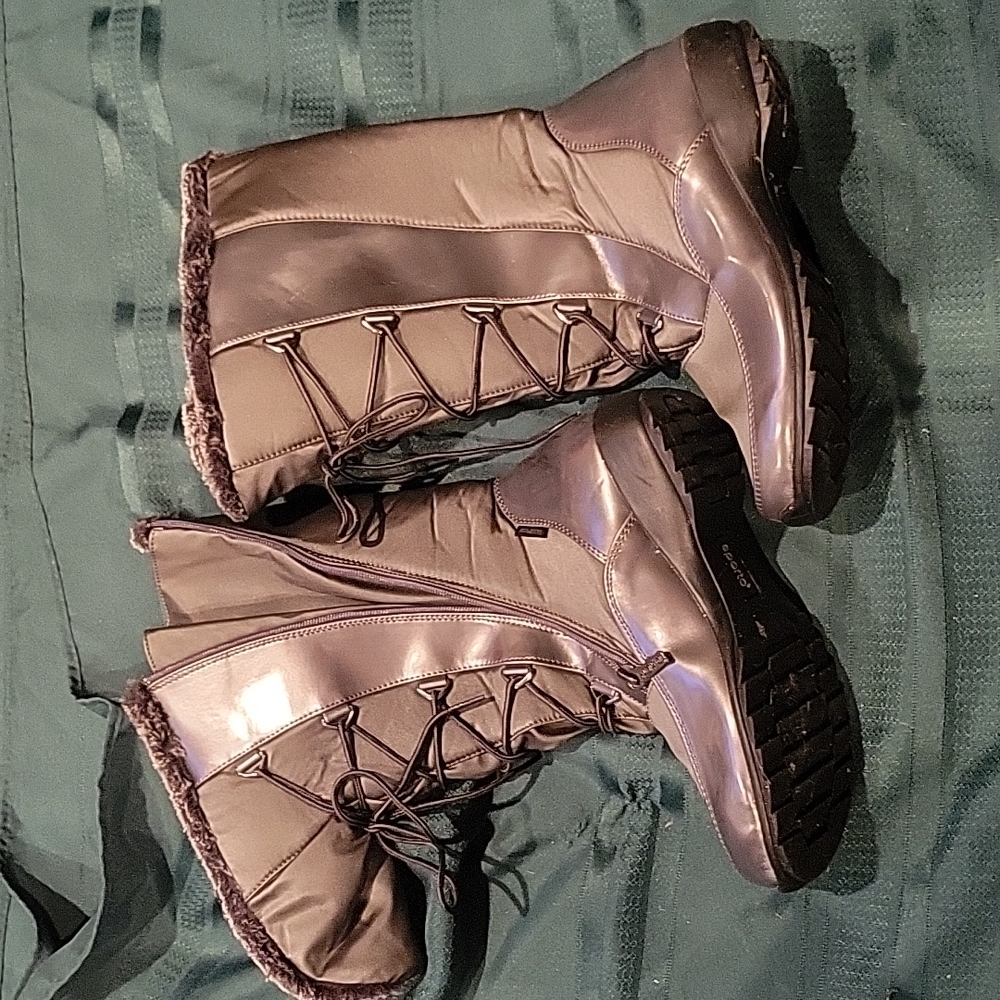 Grey Winter Boots
